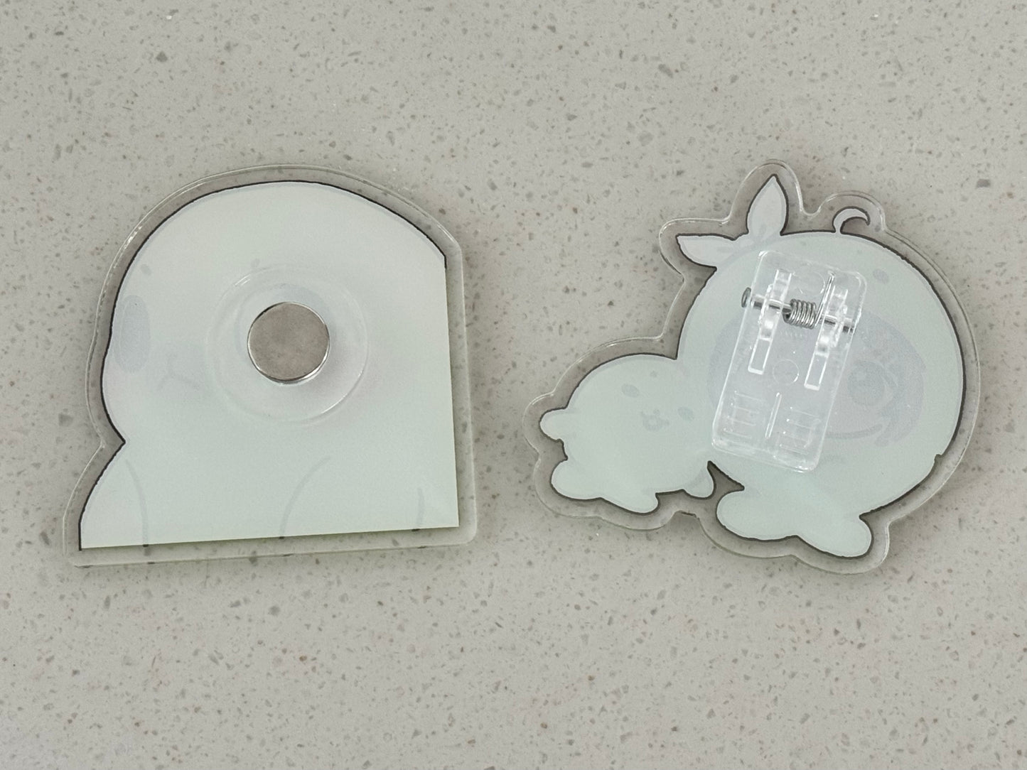 Acrylic Magnet & Clip