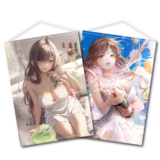 Beer & Champagne Wall Scrolls