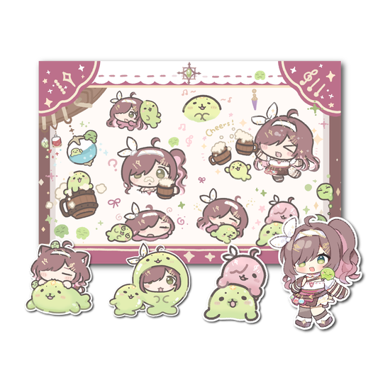12 Assorted Stickers